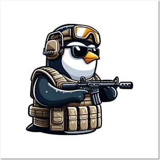 Tactical penguin Posters and Art
